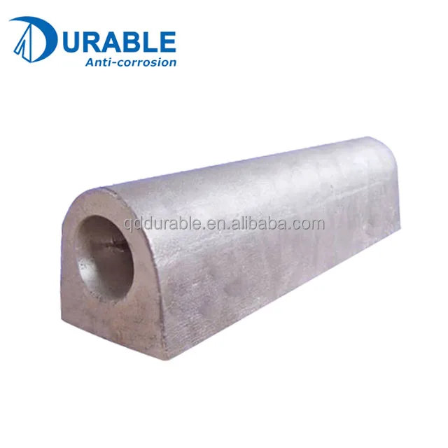 Sacrificial magnesium anode for below ground pipeline cathodic protection