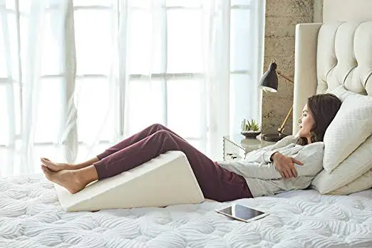 Factory Supply Memory Foam Wedge Bed Seat  Cushion Reading Cushion