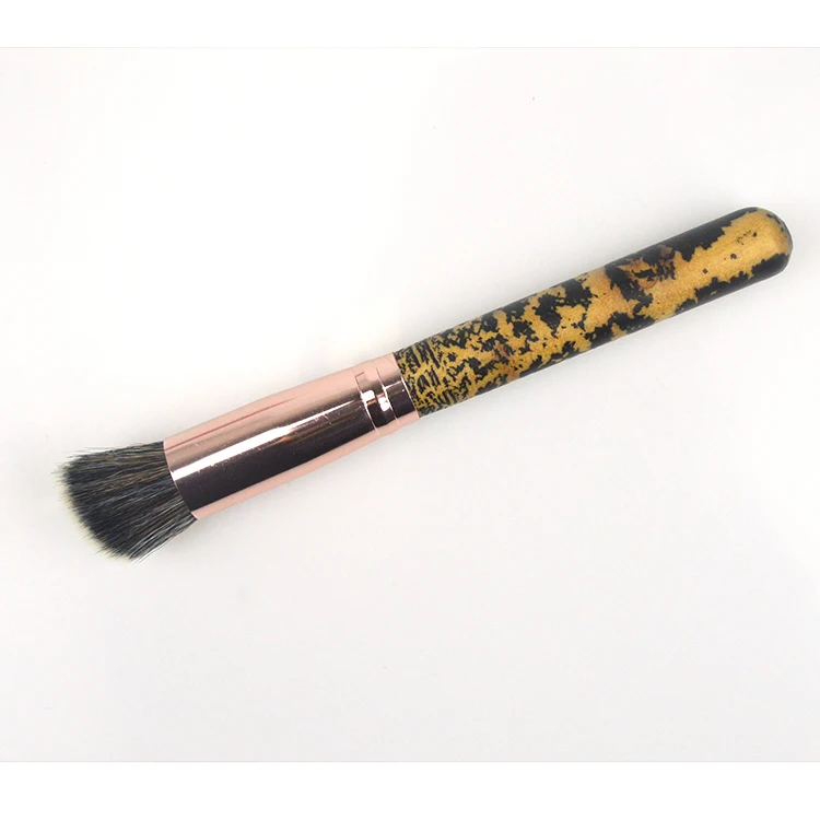 
Affordable price oem aluminium ferrule blending large powder concealer makeup brush 