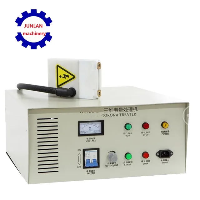 PP PE PVT plastic sheet film bottle cup corona treatment portable surface 3d corona treater