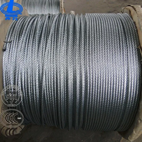 Galvanized Elevator Steel Wire Rope for Lifting