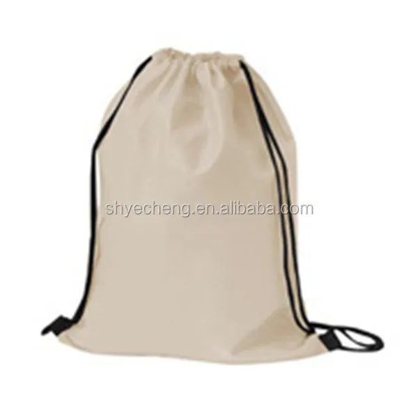  Дешевый хлопковый рюкзак на шнурке оптовая продажа хлопковых тканевых сумок Хлопковая сумка с принтом логотипа заказ