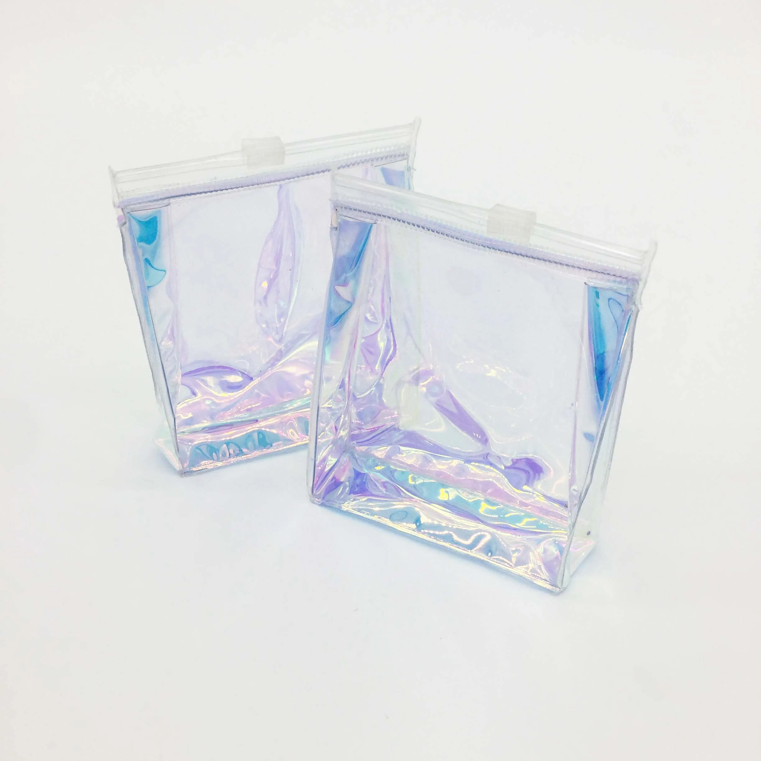 Модная Косметическая пластиковая Радужная сумка из ПВХ с голографическим рисунком