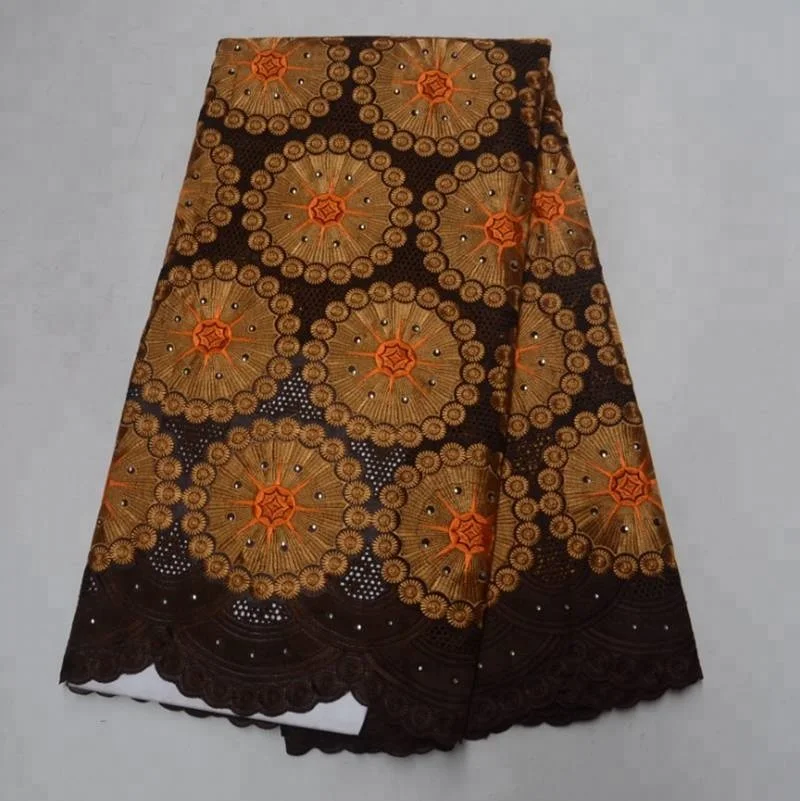 AG2083  Newest arrival swiss lace fabric bridal lace fabric wholesale african french swiss voile lace