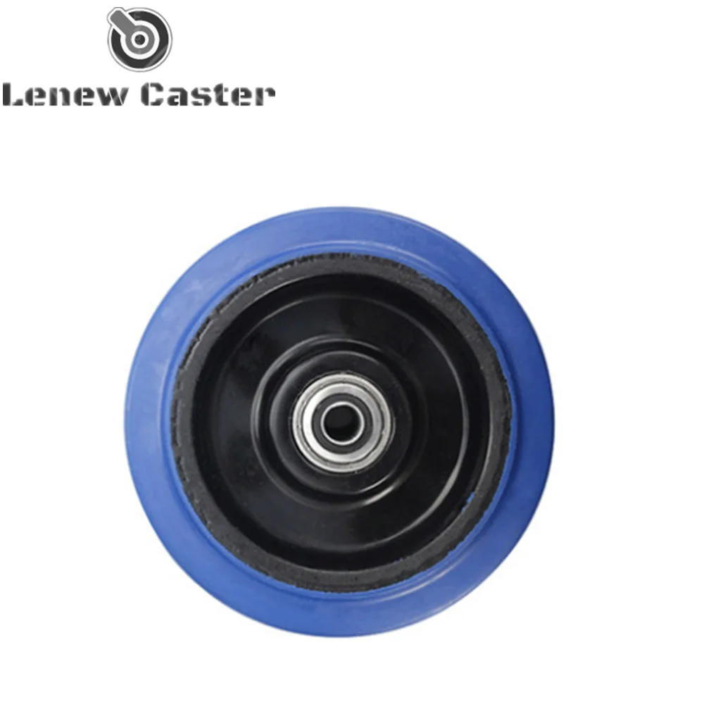 Elastic rubber wheel