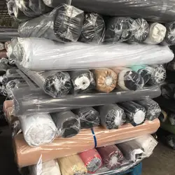 Hot selling Stock lot of PU artificial leather with non woven backing for shoes