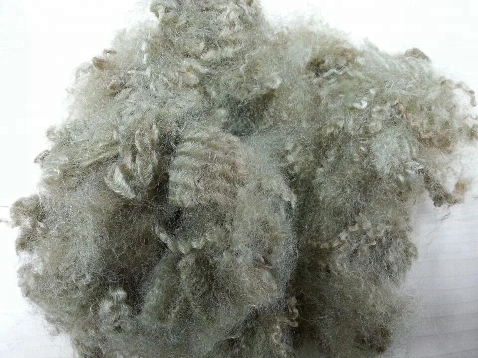 brown HS fiber 15Dx51MM hollow siliconized polyester fiber