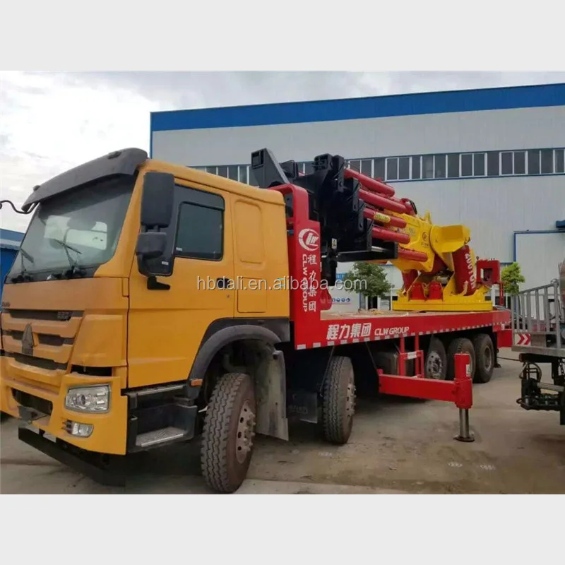 200Tons heavy Knuckle boom truck mounted crane for lifting