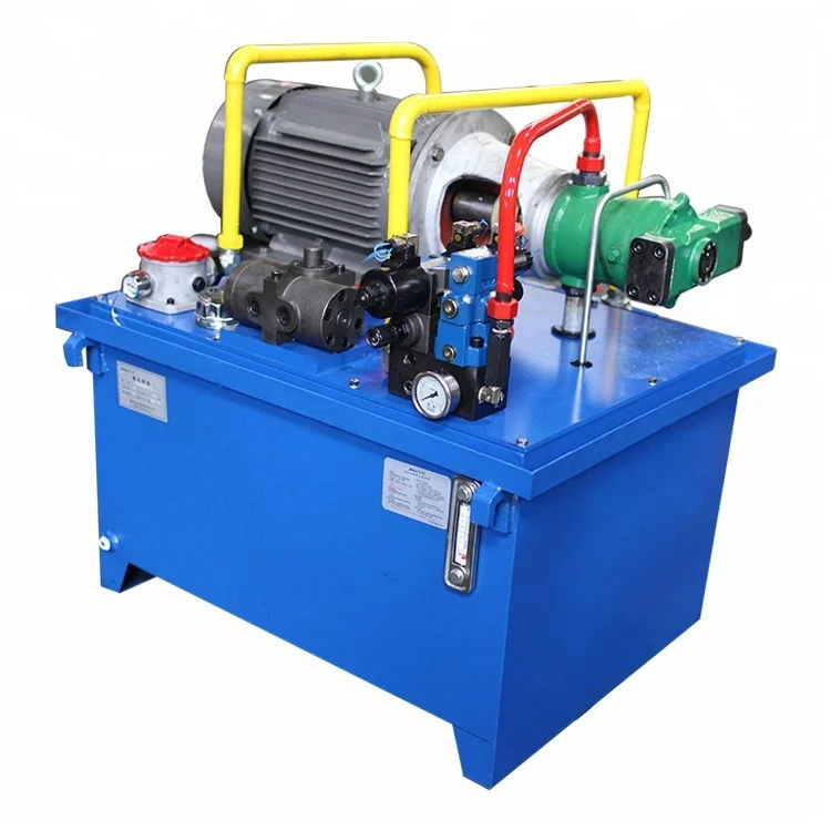 HANLIDA professional 250L oil tank 15kw motor hydraulic power pack with fan cooler export to Russia