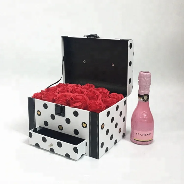 Роскошная Подарочная коробка для цветов с ящиком для упаковки цветов