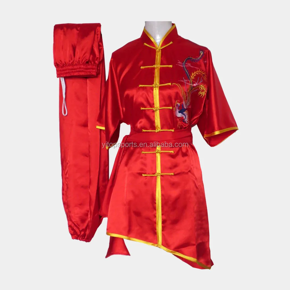 Chinese Traditional satin taichi Kungfu uniform