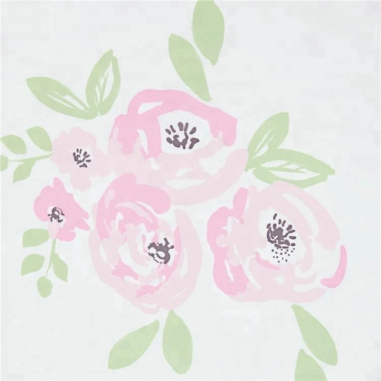 Silky Soft Floral Toddler Sheets For Baby Girls Crib Sheet