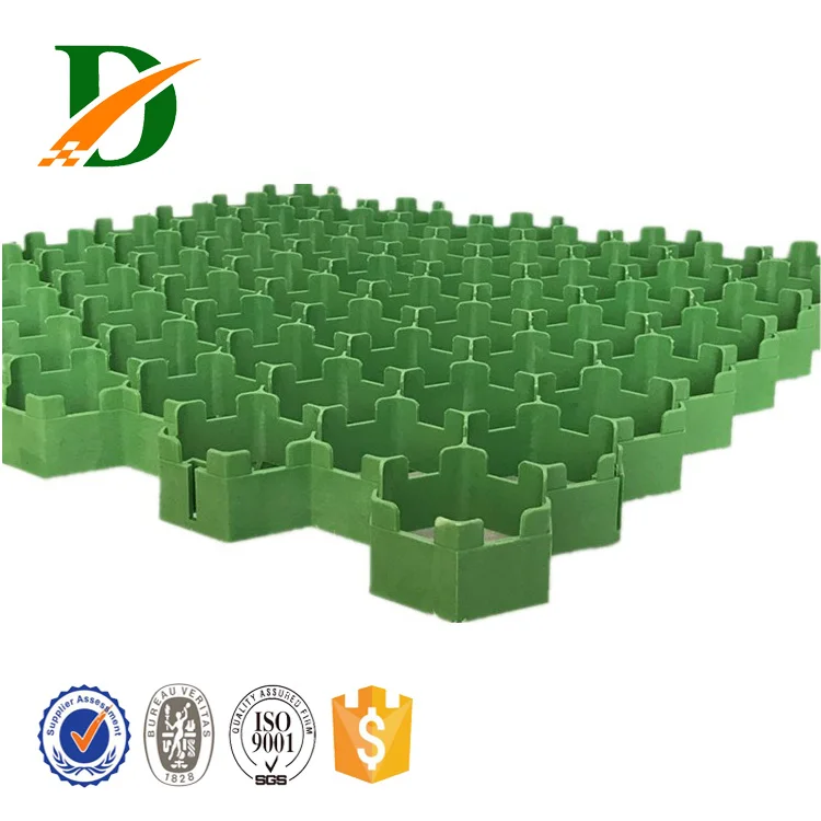 plastic permeable grass grid paver lawn plastic grass paver lawn recycled plastic paver
