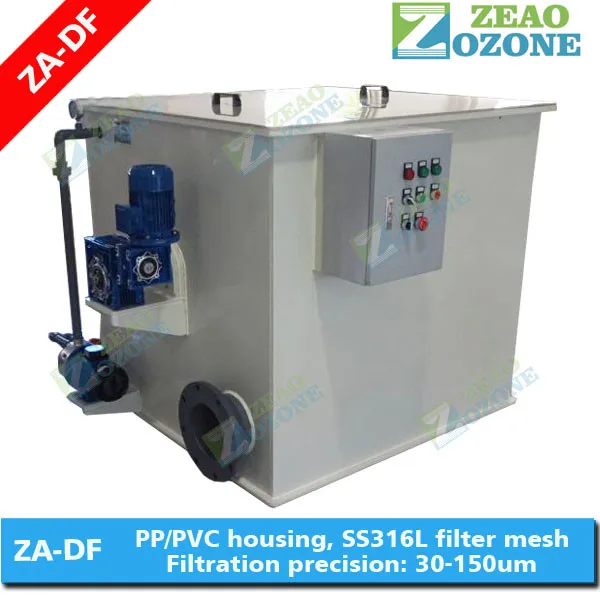 tilapia fish pond drum filter