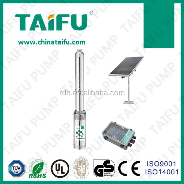 TAIFU DC motor 3HP solar powered submersible water pump 4TSSC5-195-220/22000