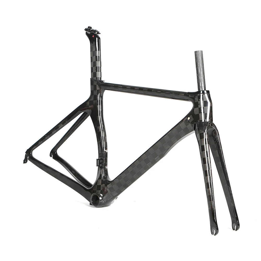 
Bici twitter carbonio Aero racing road matte custom carbon fiber raw bicycle frame 