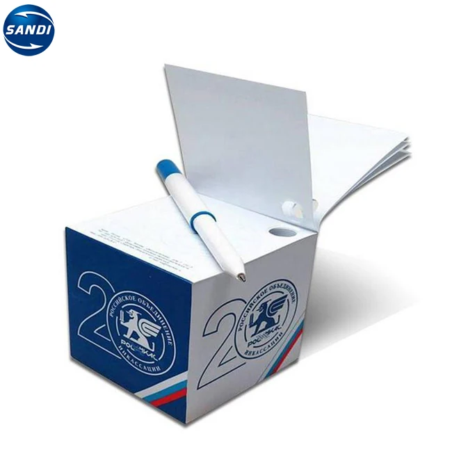 Custom logo printing paper cube for promotion