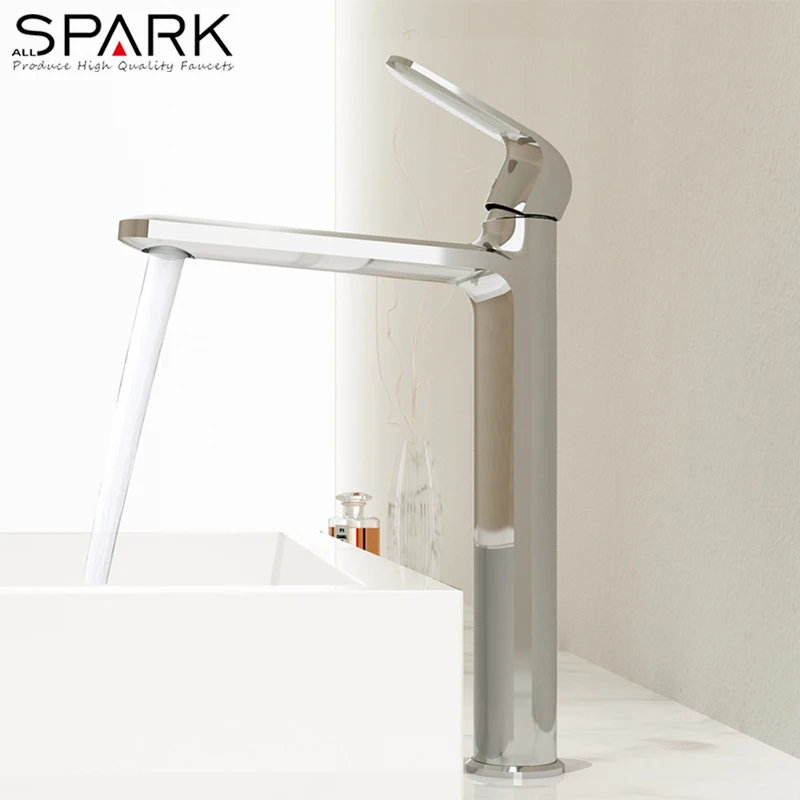 Wall mounted design brass cold water taps for bathroom