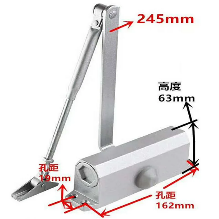 Security Heavy Duty Aluminum Alloy Concealed Automatic Type Door Closer Cheap Price In Pakistan