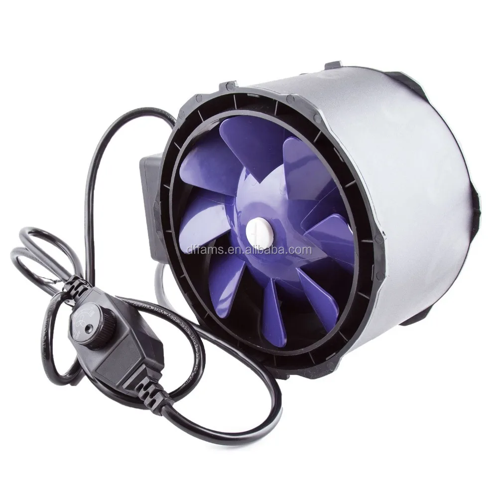 Diameter 100mm to 200mm Plastic Inline Mixed Flow Extractor Fan