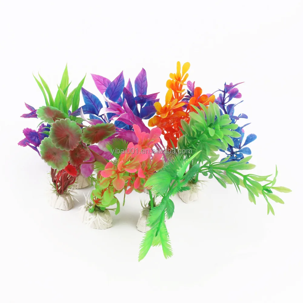 
Plastic Artificial Water Grass Aquarium Ornament Aquatic Simulation Plant Fish Tank Decoration Landscape Accessories 