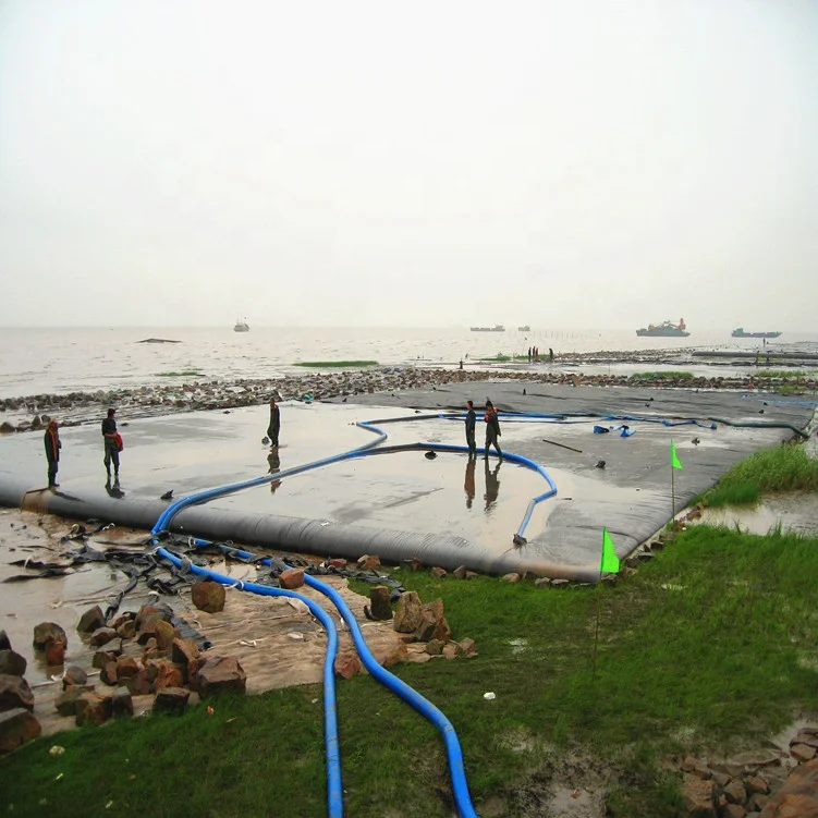 Factory direct popular polpropylene Dewatering bag Geotube for lake desilting and water purification