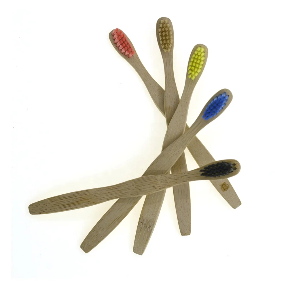 100% Moso Organic Bamboo Kids Toothbrush