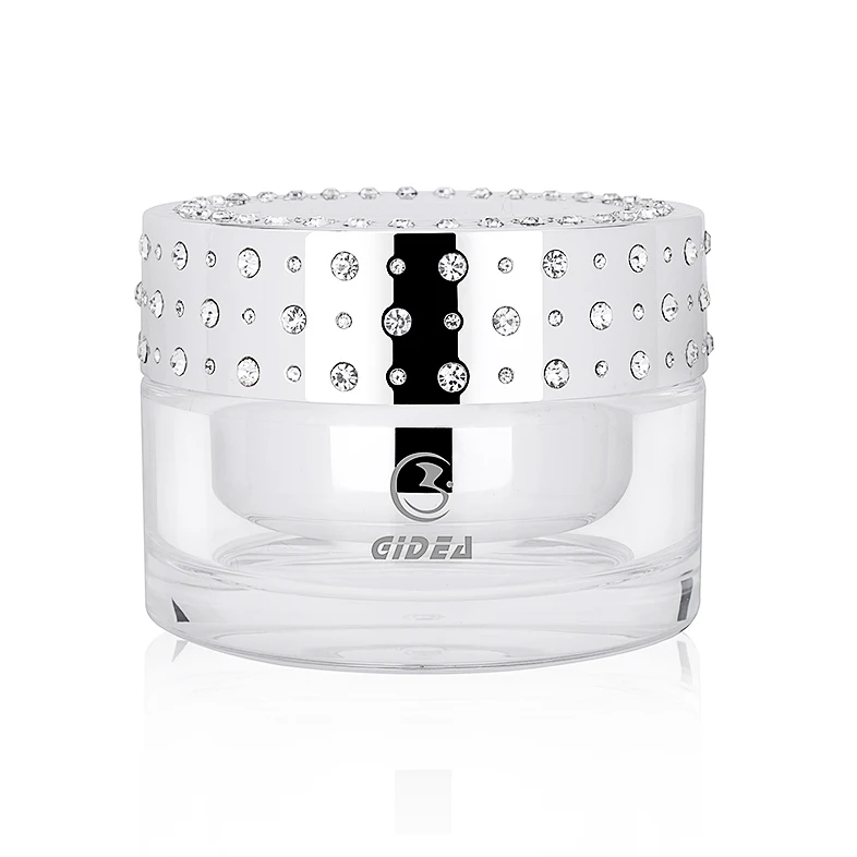 100ml diamond cosmetic acrylic cream jar for packing