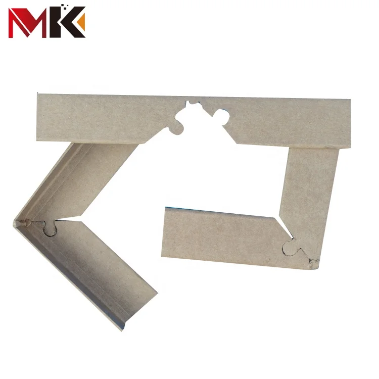 100% Recyclable And Wood Free Puzzle-cut Carton Angle Paper Corner Protector Edgeboard For Packaging