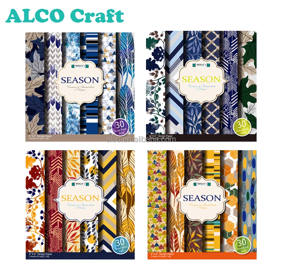 30 sheets winter design sheet scrapbooking printing paper craft paper pads