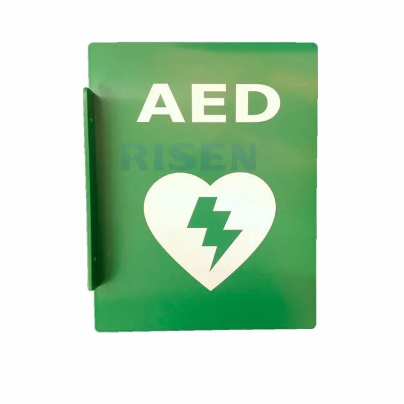 
OEM service logo print customized defibrillator signs aed wall sign for emergency training class 