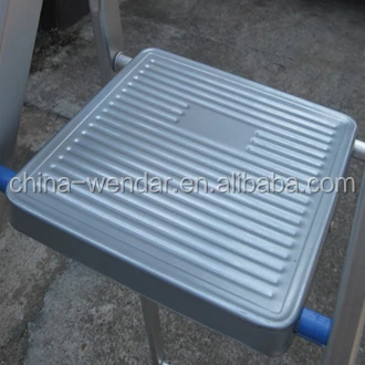 High Quality 2-8 Steps Household Ladder With EN131 /TUV GS certificate aluminum folding ladder