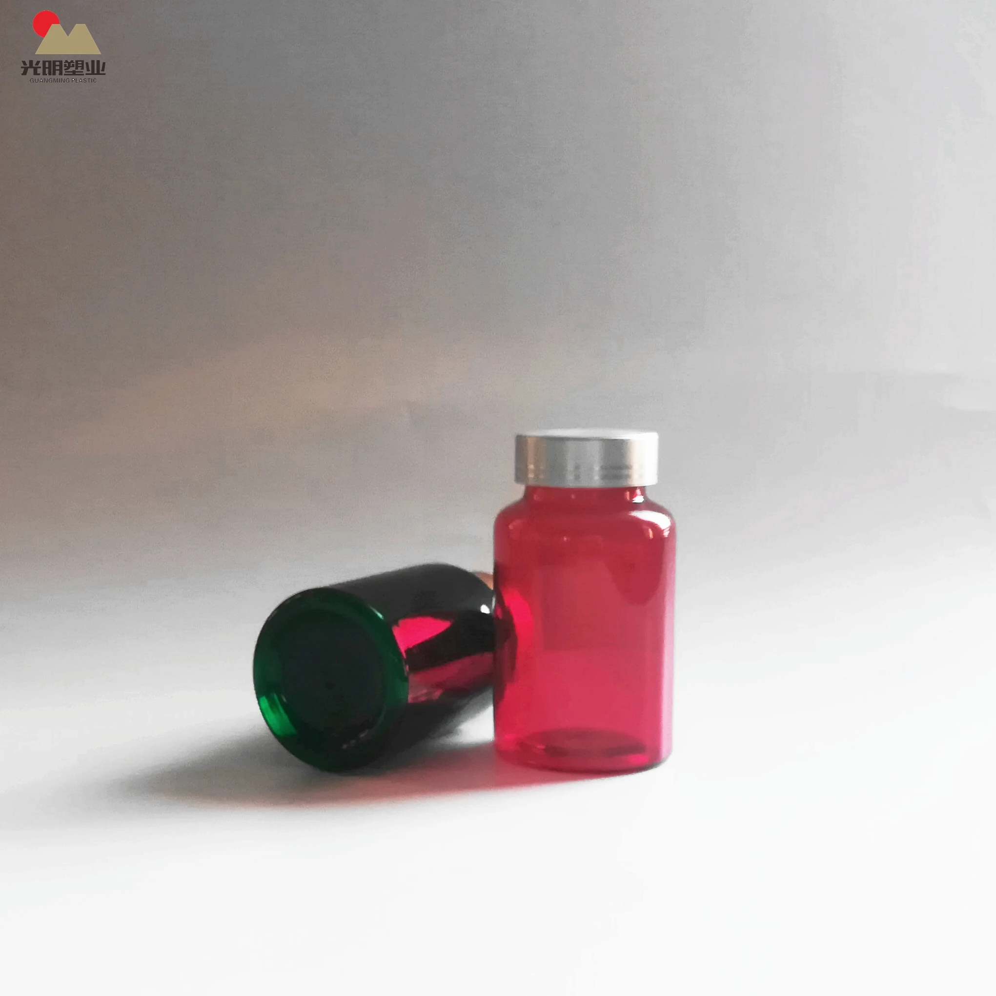 150ml PET green red bottle Tableting candy rose yeast bottle