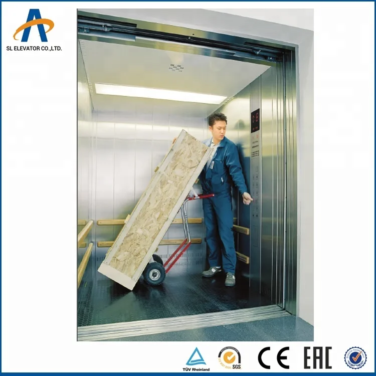 New 630~5000 kg 1 m/s Commercial Office freight goods elevator cargo lift  price