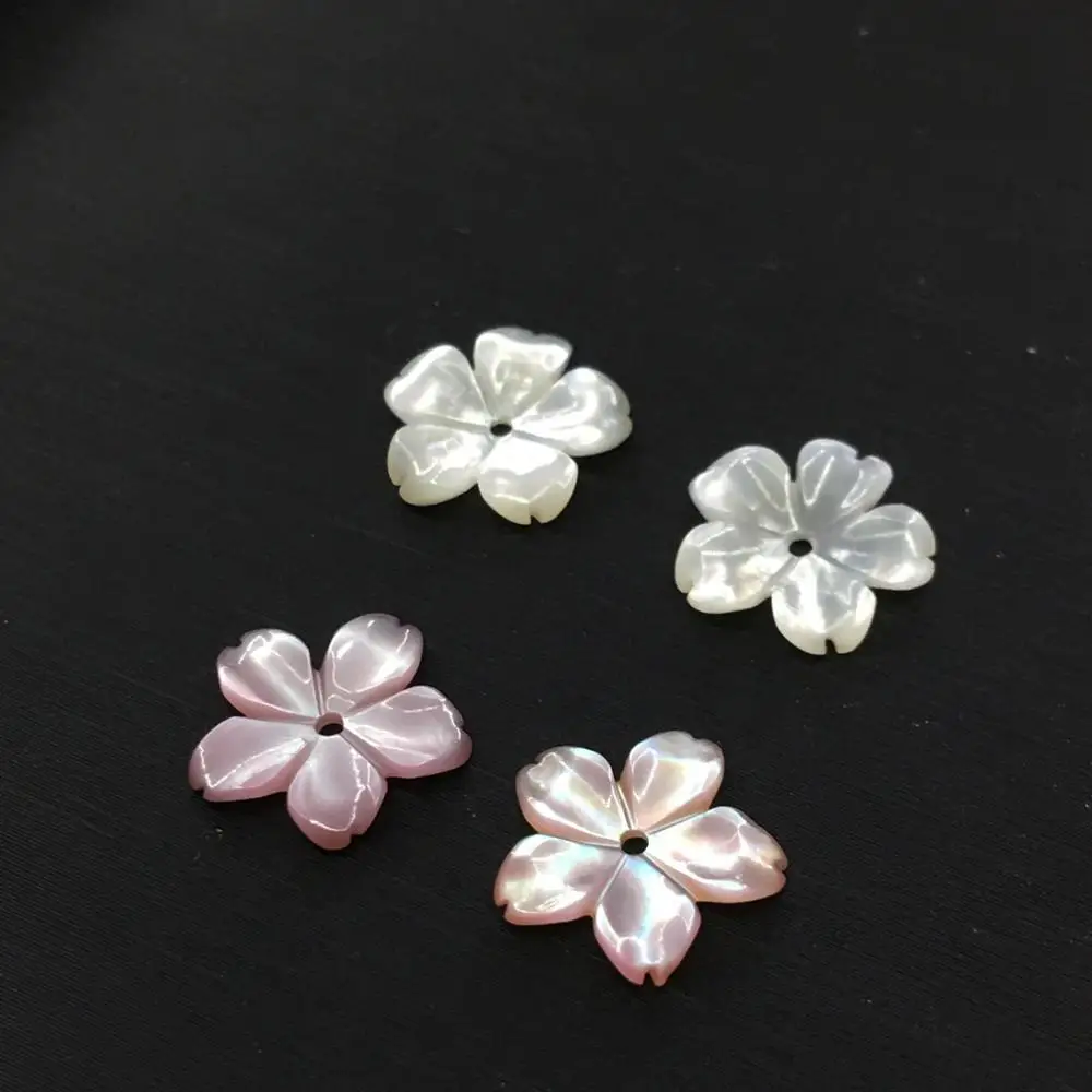 12mm Factory high quality different flower shape pearl sea shell jewelry
