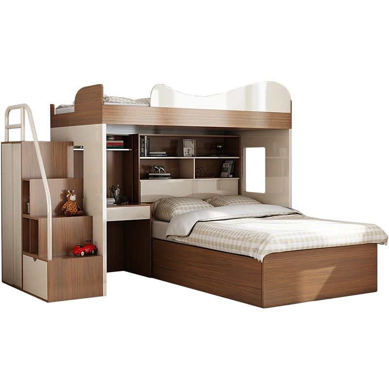 Modern Melamine MDF/Particle Board Bunk Bed for Adult and Children