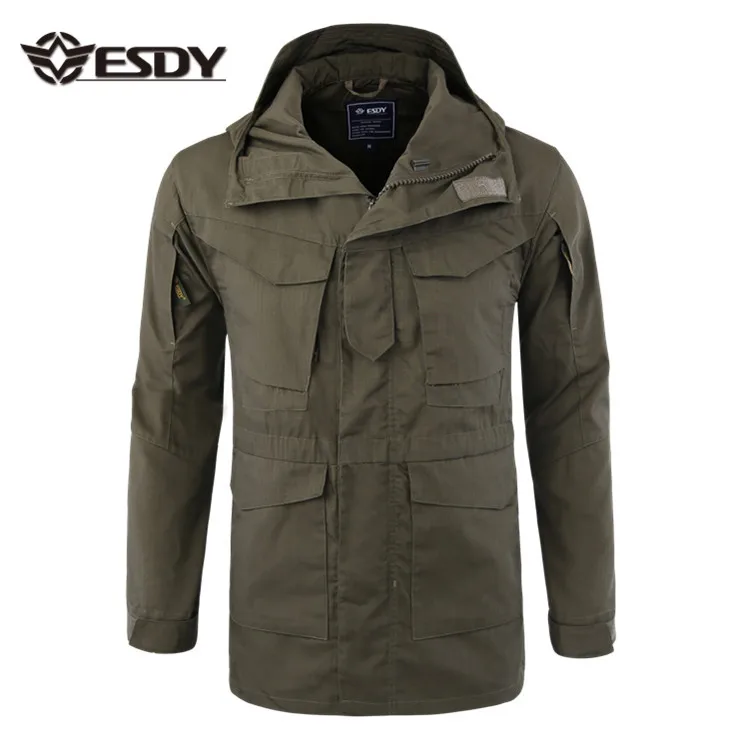 ESDY Jackets men outdoor tactical windbreaker jacket combat windbreaker