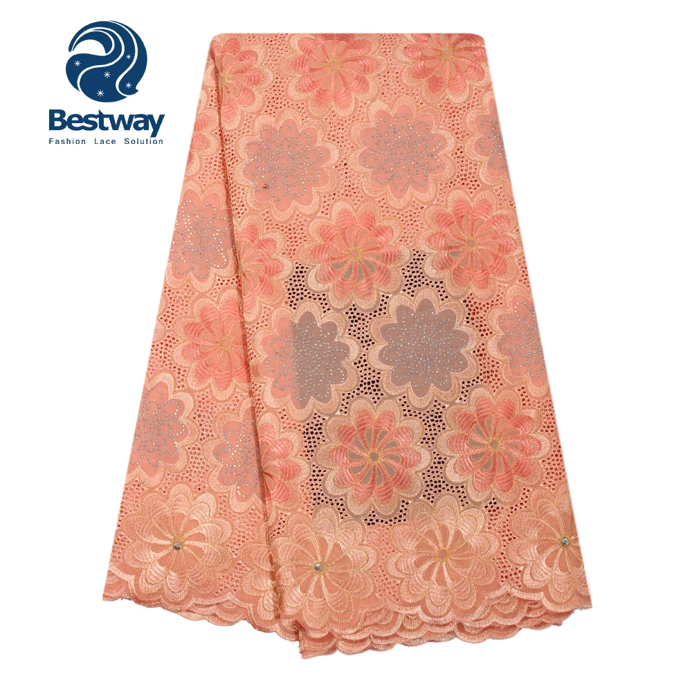 Bestway двухцветная швейцарская вуаль кружева со стразами для вечернего платья