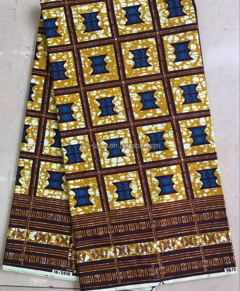 Guaranteed good quality real  wax african wax prints fabric printed in Holland H843