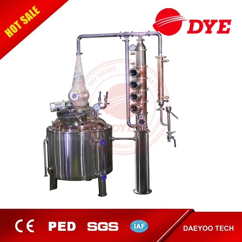 2017 100-250л Пароводяной котел для дистилляции