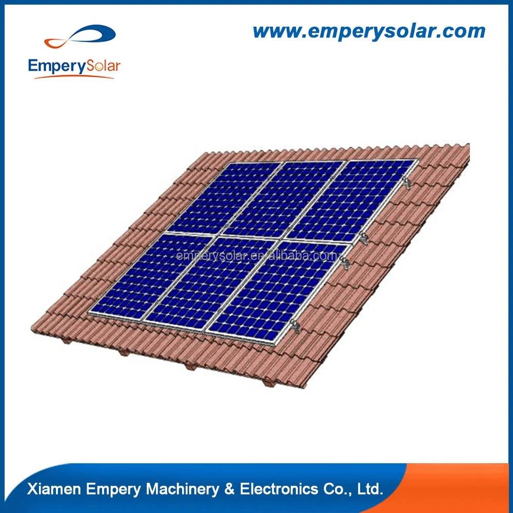 The best professional aluminium photovoltaic solar roof tile for Solar Mounting System