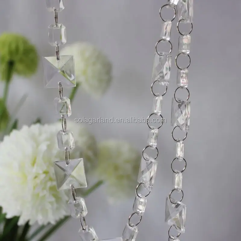 Цена завода акриловый кристалл из бисера гардины прозрачный потолок висит бисера Гирлянда Свадебный центральные