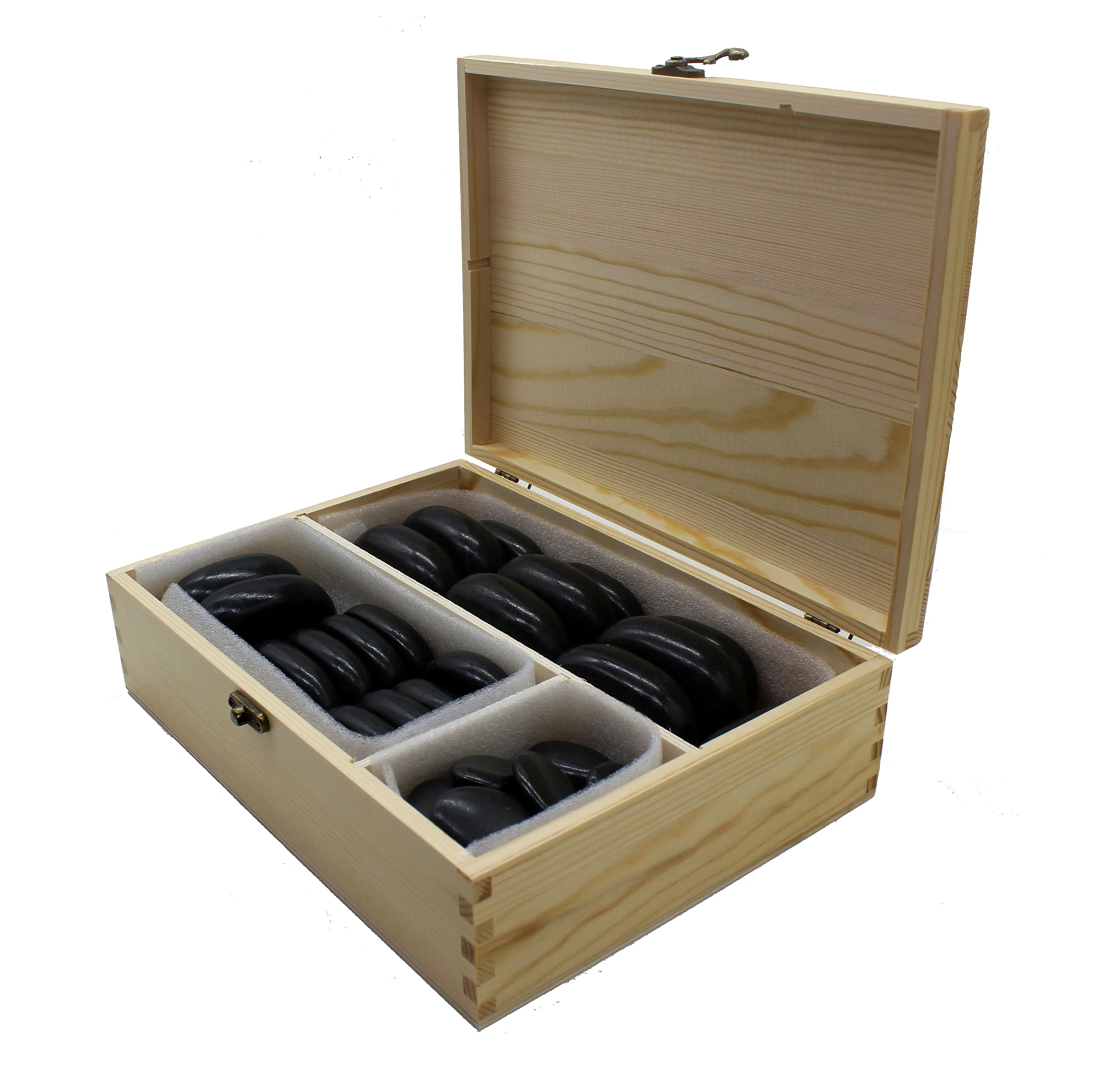 
Natural Health Beauty 36pcs stone per set Spa Hot massage stone heating box 
