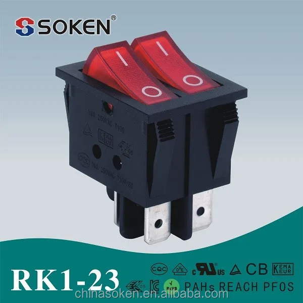 Soken на on / вкл выкл 125 В t85 SPST SPDT перекидной переключатель для подогревателя воды