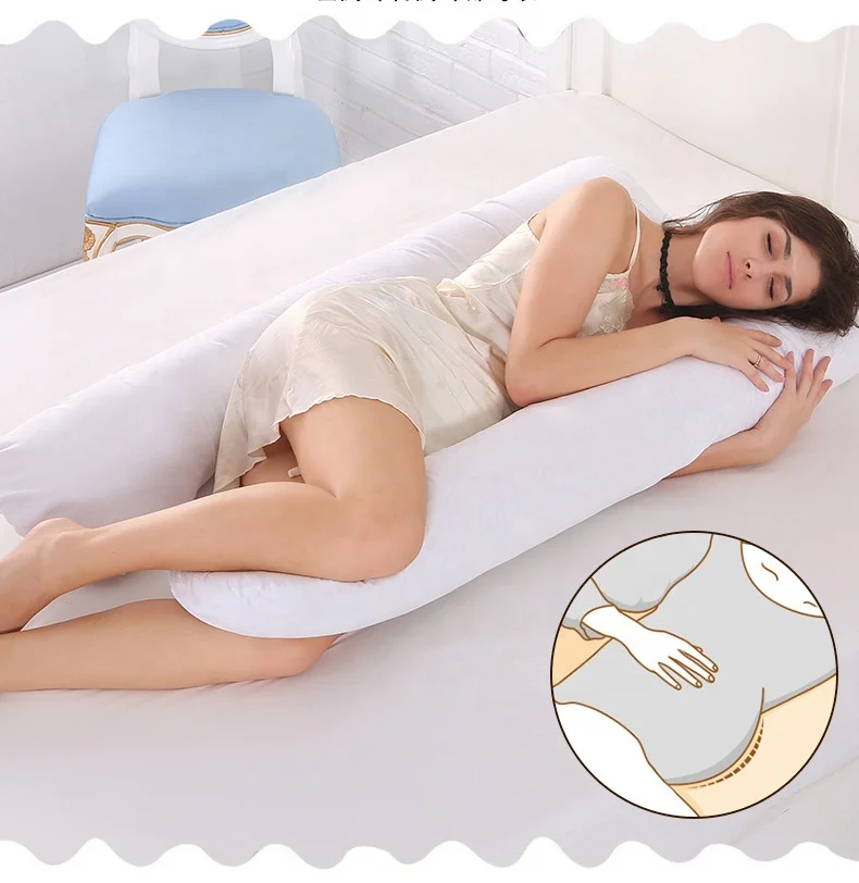 
High Quality Memory Foam Filled Maternity Pillow PregnancyBack Sleeping Pillow 