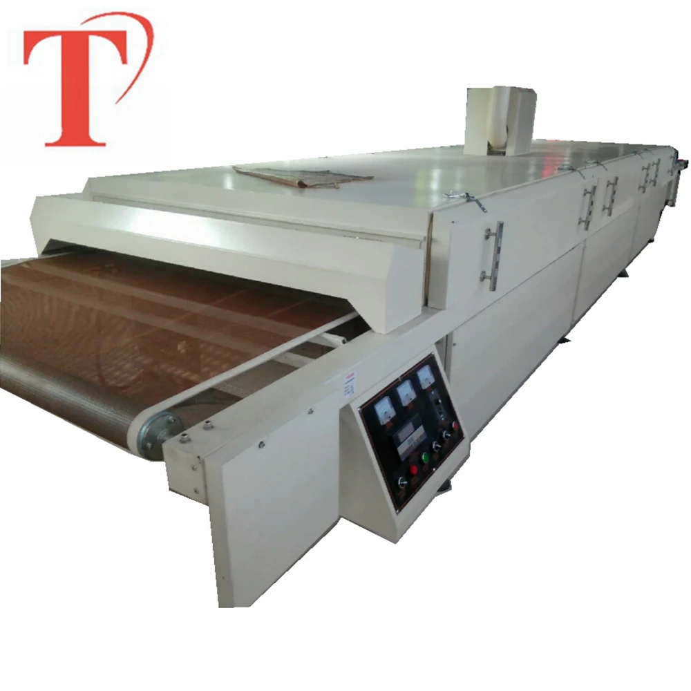 Microwave high grade tunnel clothes conveyor dryer machine