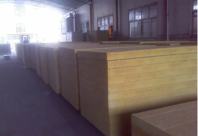 
High Density 180kg/m3 High Strength 100mm Thick Insulation Rockwool for Building House Material 