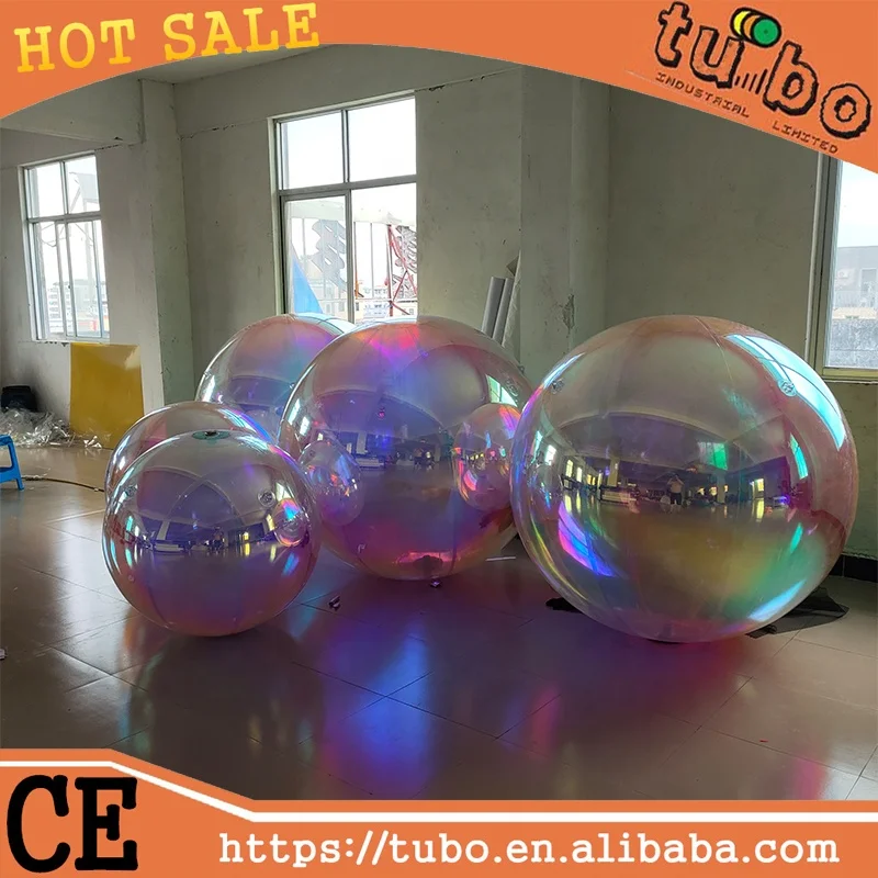 
2m giant inflatable hanging mirror ball/inflatable Hanging Disco Ball/inflatable mirror ball for show on sale 