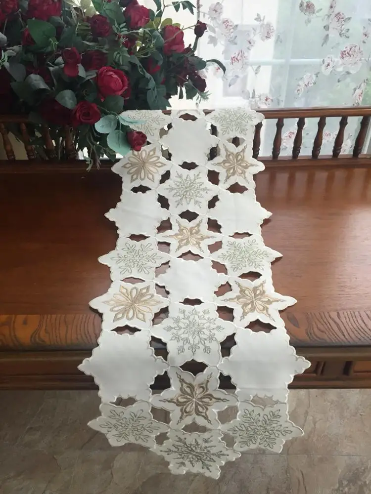 polyester Easter tablecloth Christmas holiday table runner