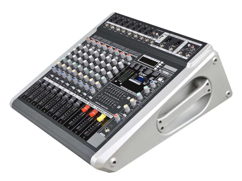 LAIKESI DMR800D 99 DSP dj mixing console audio with 48v phantom power